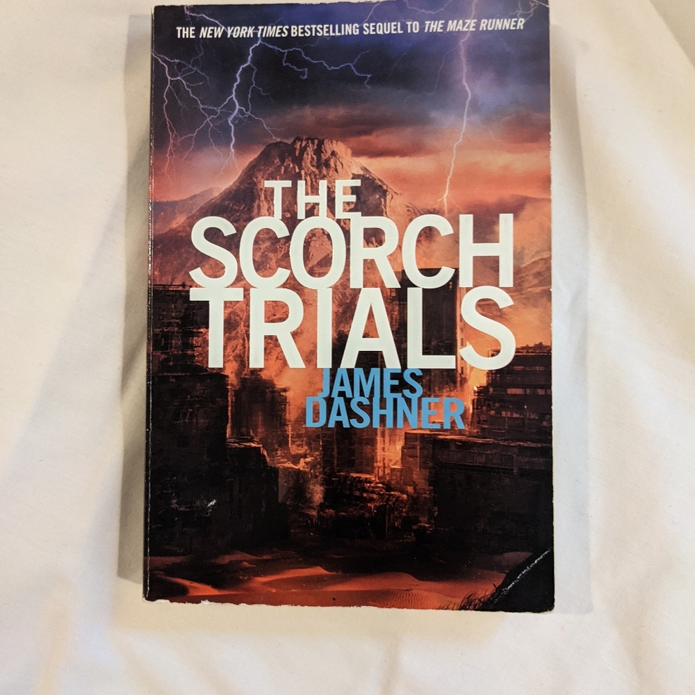 Paperback copy of The Scorch Trials (Maze Runner)